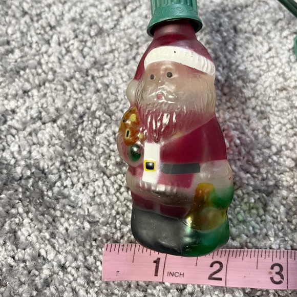 Kurt Adler Nostalgic Glass Light Santa Claus Christmas Tree String of Lights - Picture 5 of 6